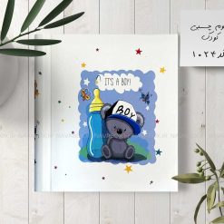 آلبوم عکس کودک چسبی 20برگی سیمی 20در25 طرح خرس کوچولو