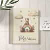 آلبوم عکس فریم‌دار 40عکسی 16در21 طرح خرس و رنگین کمان