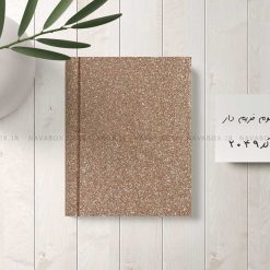 آلبوم عکس فریم ‌دار ۴۰ عکسی 15×10 مسی طرح شاین