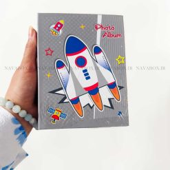 آلبوم عکس پاکتی 100عکسی 10در15 وارداتی طرح سفینه فضایی