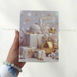 آلبوم عکس پاکتی 100عکسی 10در15 وارداتی طرح کادویی لوکس