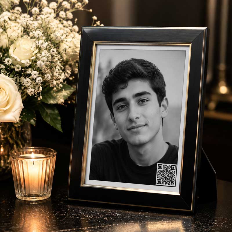 کیوآرکد و دانلود آهنگ غمگین برای مراسم یادبود و سوگواری و فوت فرزند - نواباکس
